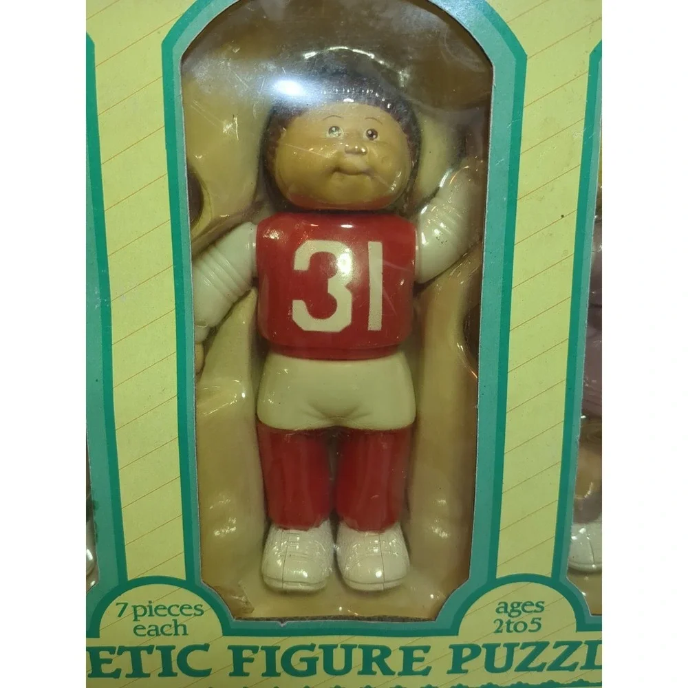 Vintage Cabbage Patch Kids Magnetic Figures Puzzle Set